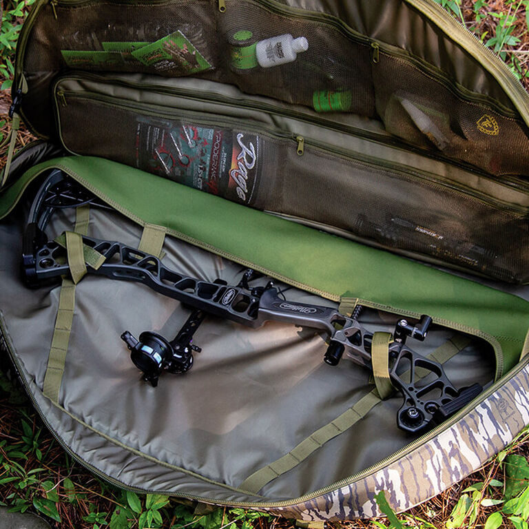 Primos Soft Bow Case Primos Soft Bow Case opened up loaded with gear